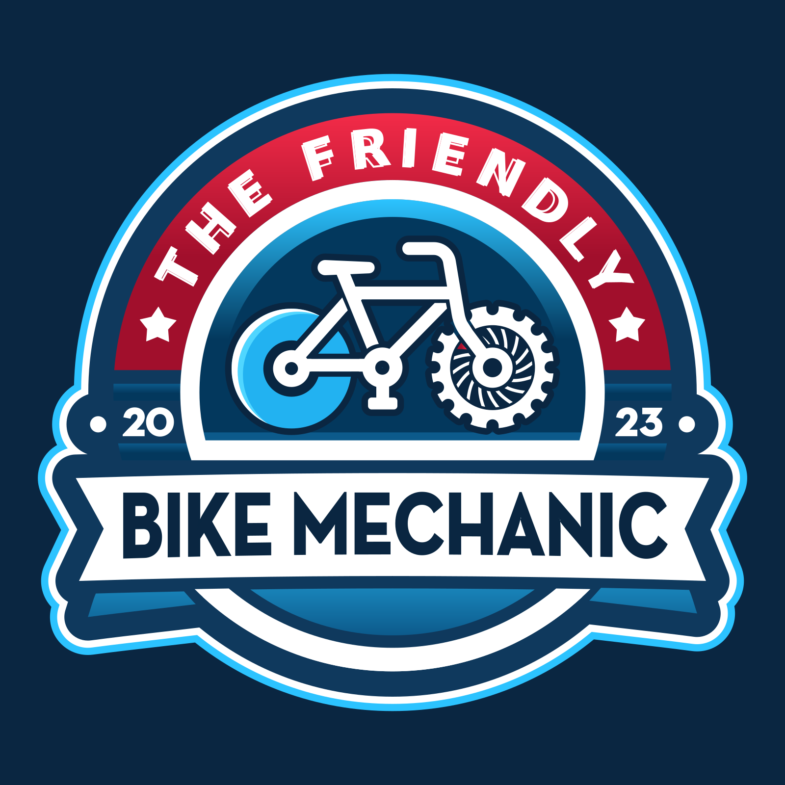 Bicycle Mechanic Logo Design Template | Free Design Template