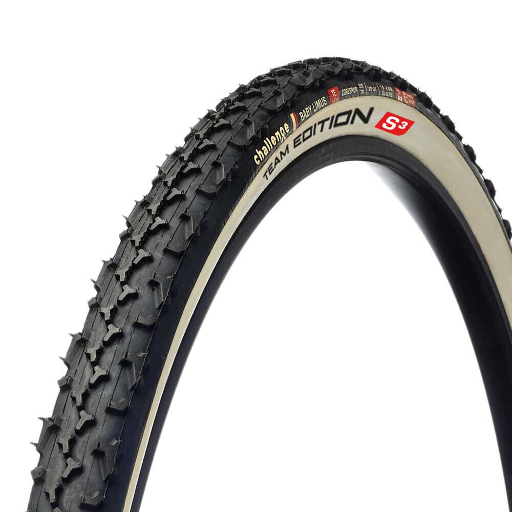 The Baby Limus is Challenge's all-around cyclocross tire designed for races with constantly changing conditions. This tire is ready to take on wet sand, sticky mud, or dry, fast, packed courses.