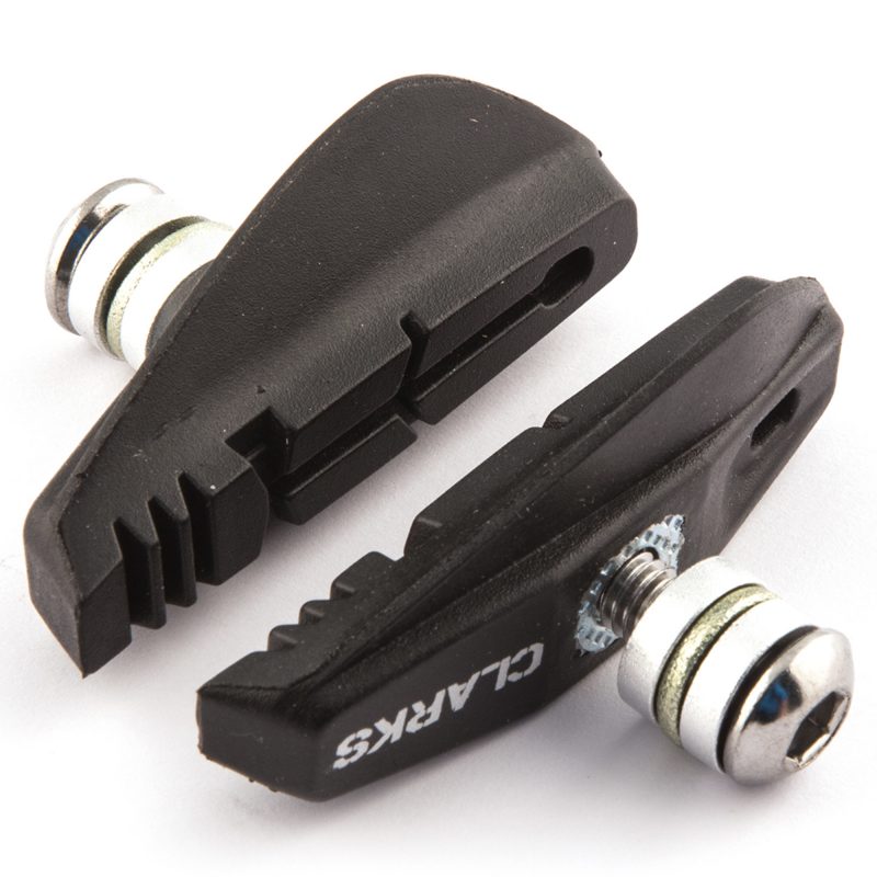 Clarks Road Brake Pads Integral Block w/Angle Adjustment for Shimano SRAM Tektro 55mm