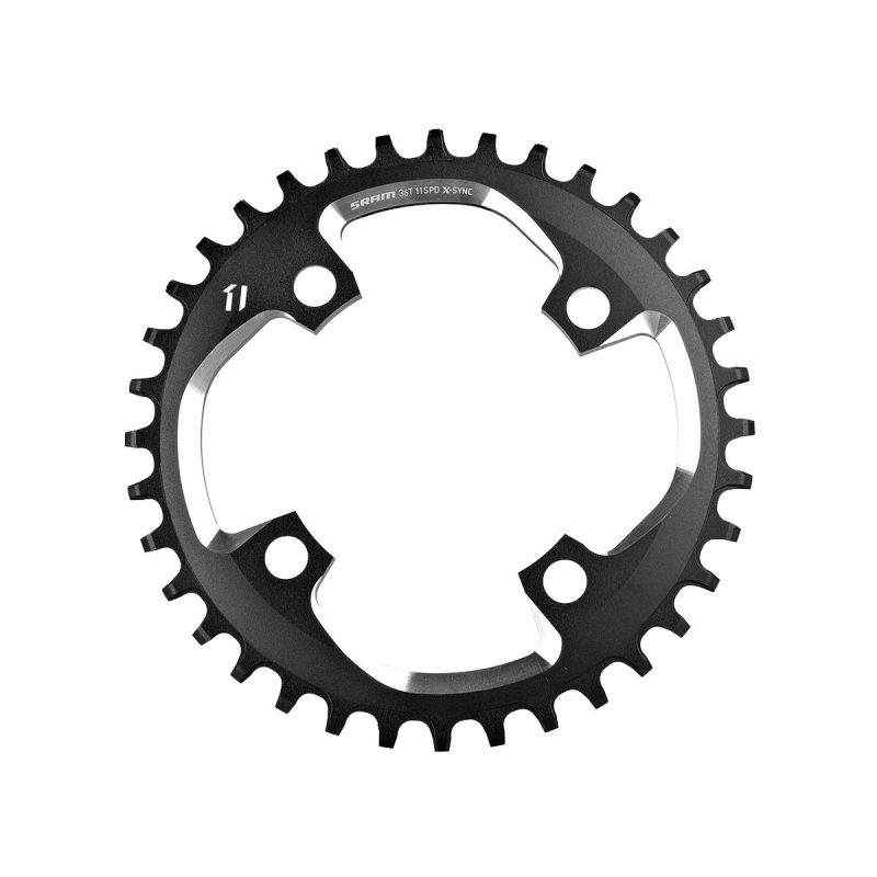 SRAM Chain Ring X-Sync 40T 11 Speed Apex1 Asymetric 110BCD Alumblack BB30 Or GXP