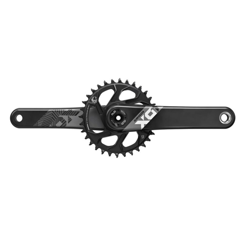 SRAM Crank X01 Eagle Fat Bike 4" DUB 12s w Direct Mount 30t X-SYNC 2 Chainring (DUB Cups/Bearings Not Included)
