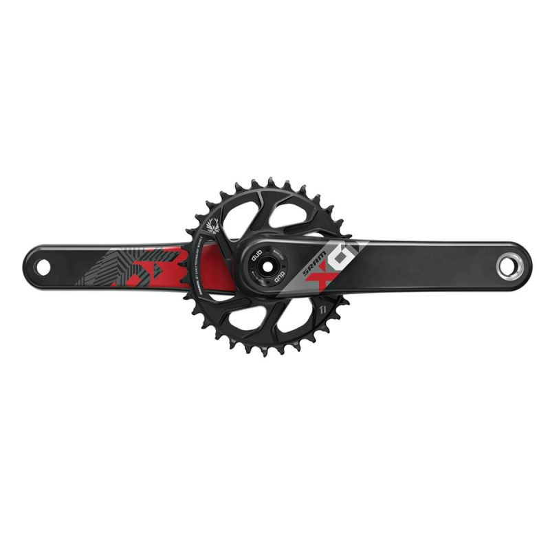 SRAM Crank X01 Eagle Fat Bike 5" DUB 12s w Direct Mount 30t X-SYNC 2 Chainring (DUB Cups/Bearings Not Included)