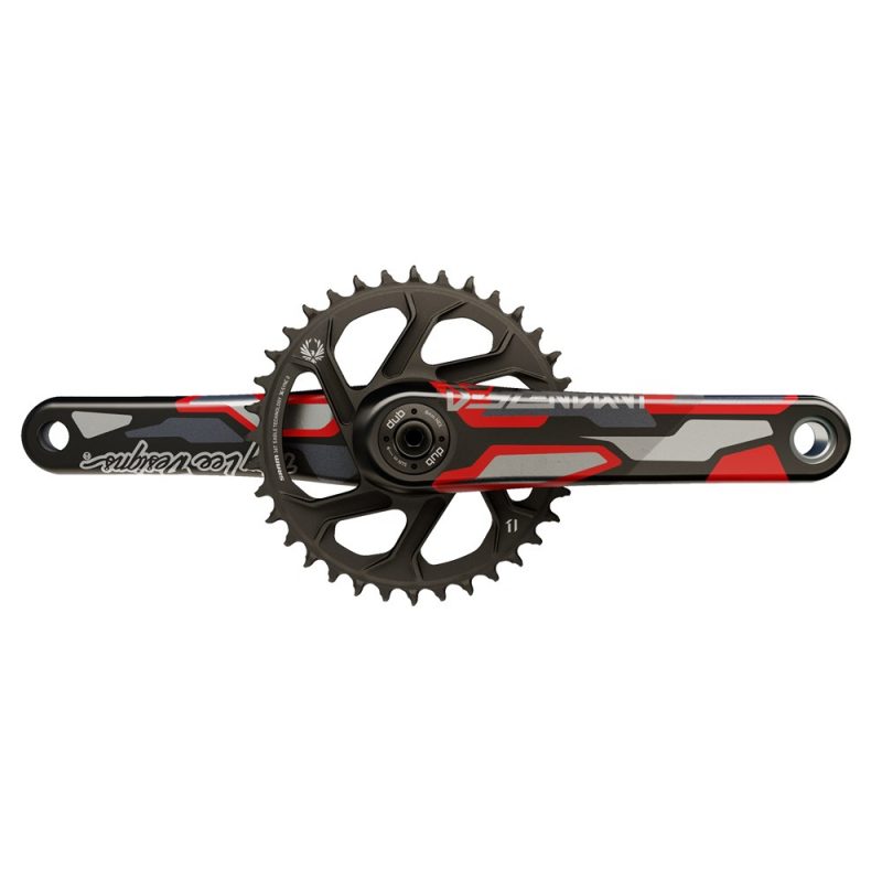 TRUVATIV Crank Descendant CoLab Troy Lee Designs Eagle All Downhill DUB83 12s With Direct Mount 36t X-SYNC 2 CNC Chainring