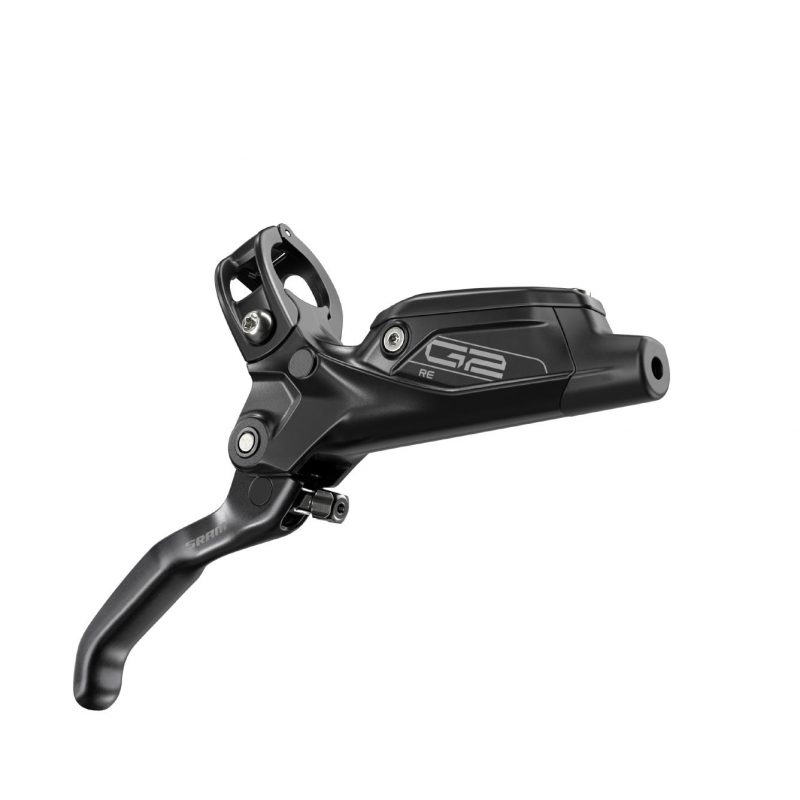SRAM Disc Brake G2 RE (Reach,E-MTB) Guide Aluminum Lever Code 4Piston Caliper Gloss Black Front 950mm Hose (Rotor/Bracket sold separately)A2