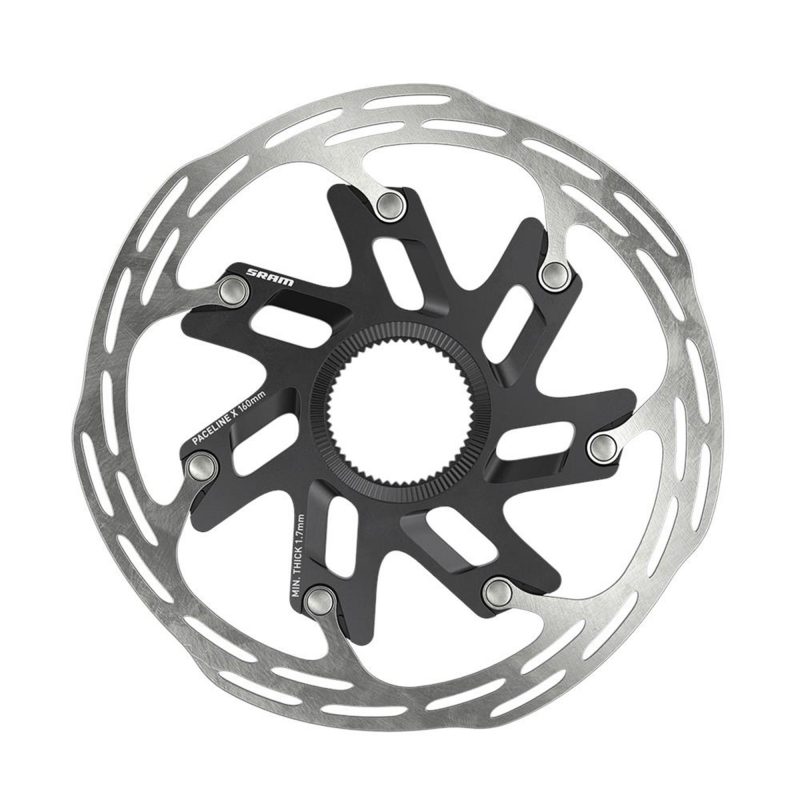 SRAM Rotor Paceline X Centerlock Rounded (Includes Internal Tooled Lockring)