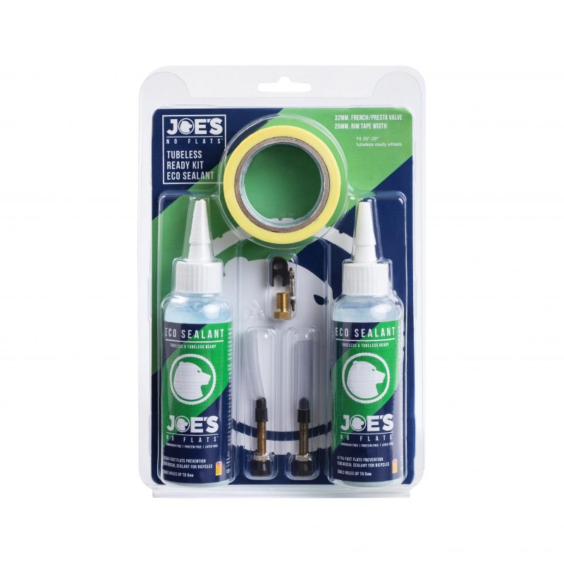 Joe's No Flats Tubeless Ready Kit (Eco Sealant)