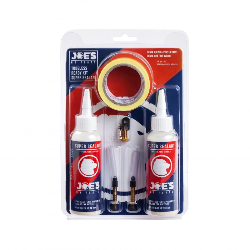 Joe's No Flats Tubeless Ready Kit (Super Sealant)