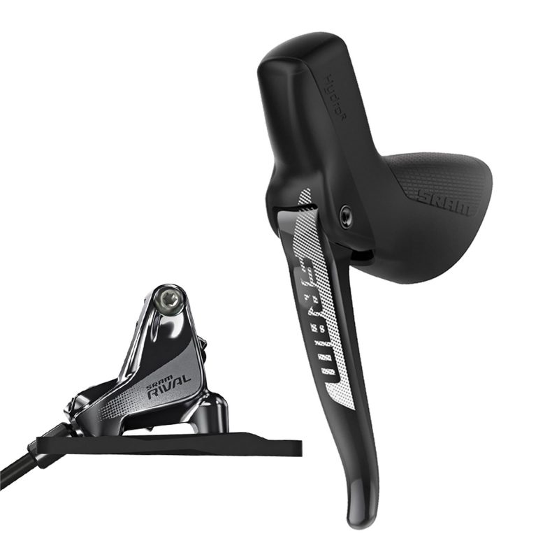 SRAM Hydraulic Disc Brake Rival1 (UK Style) Left Rear Brake 1800mm w Flat Mount Hardware (Rotor & Bracket sold separately)
