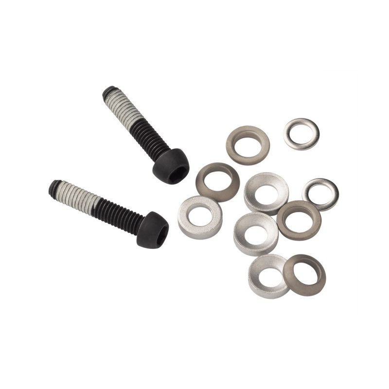 SRAM Caliper Mounting Hardware Titanium T25 5mm (2 pcs) - Flat Mount Caliper