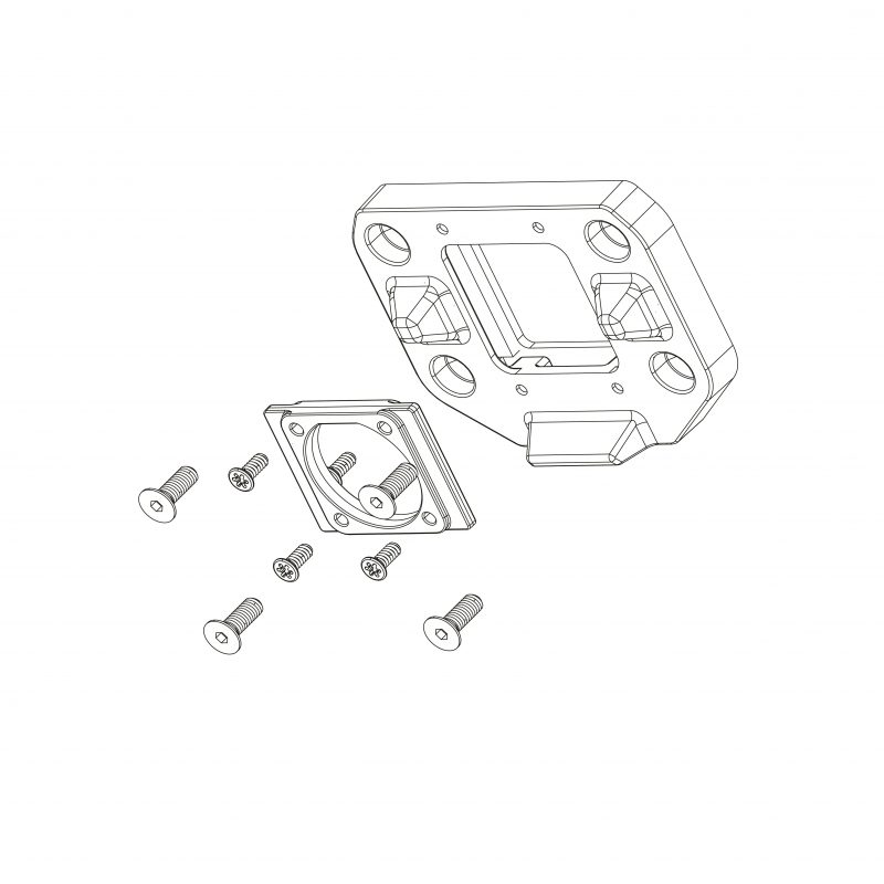 SRAM BT ETP Range Extender Snapframe (Including 4 M3 Black Bolts)