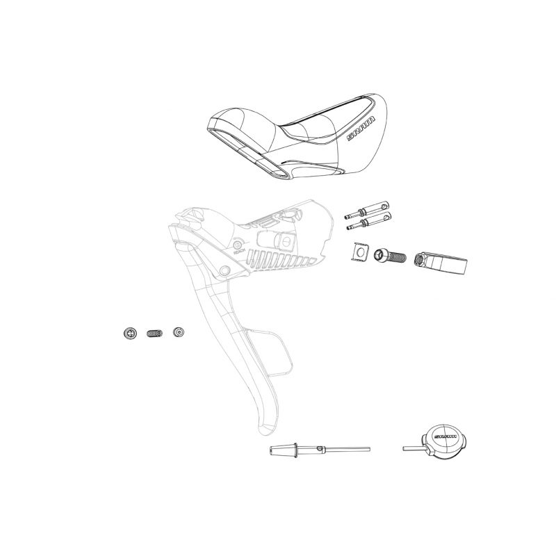 SRAM Spare - Shifter Clamp Kit EB Red Force Etap AXS Pair