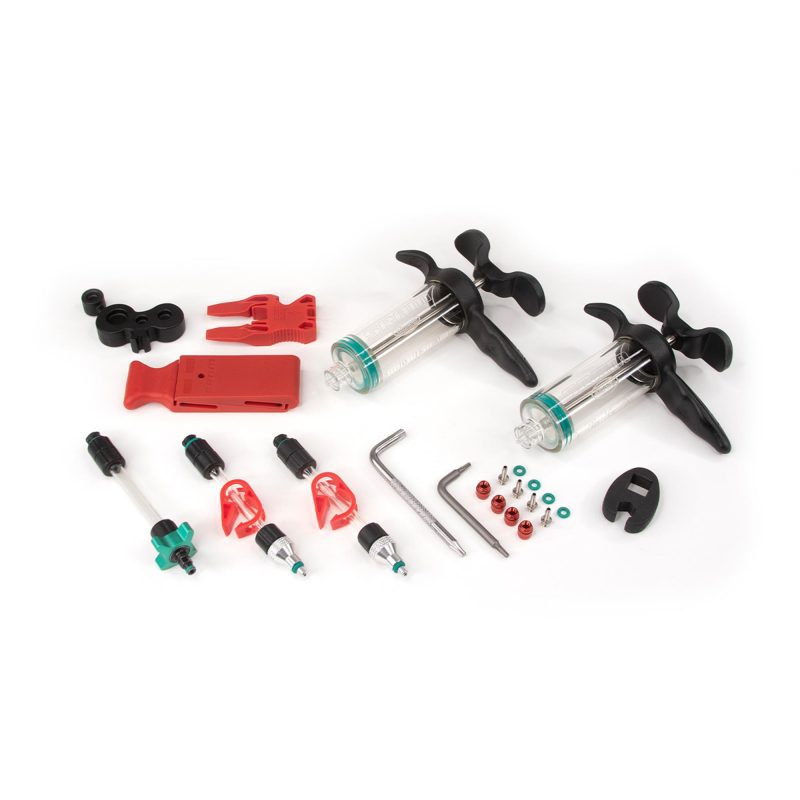 SRAM Pro Mineral Oil Bleed Kit (Includes 2 Premium Syringes,M4 Fittings, Bleed Blocks, Torx Tool, Crowfoot, Bleeding Edge Fitting) - DB8/Maven