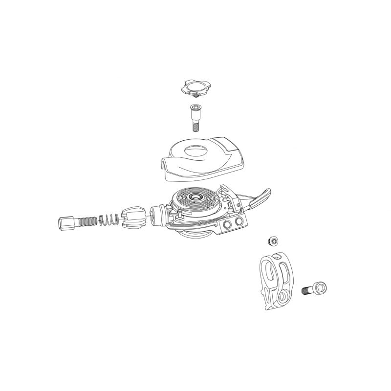 Sram Spare - Shift Lever Trigger Cover Kit XX1 Eagle Right Neutral