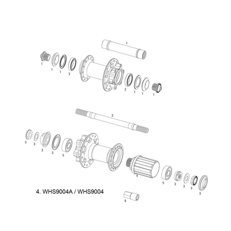 Sram Spare - Wheel Spare Parts Kit Freehub Body X-9/X-7/Rise 40,