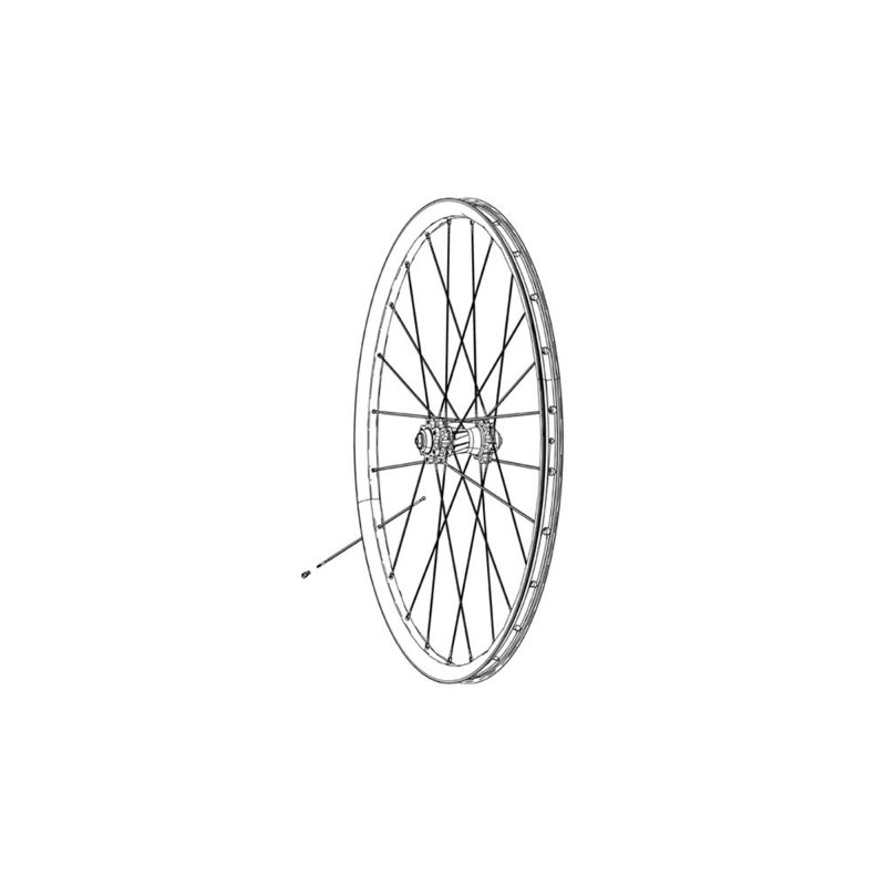 Zipp Spokes & Nipples & Washers CX Ray Straight-Pull External Hex Secure Lock Black Oxide 234mm (3 pcs)