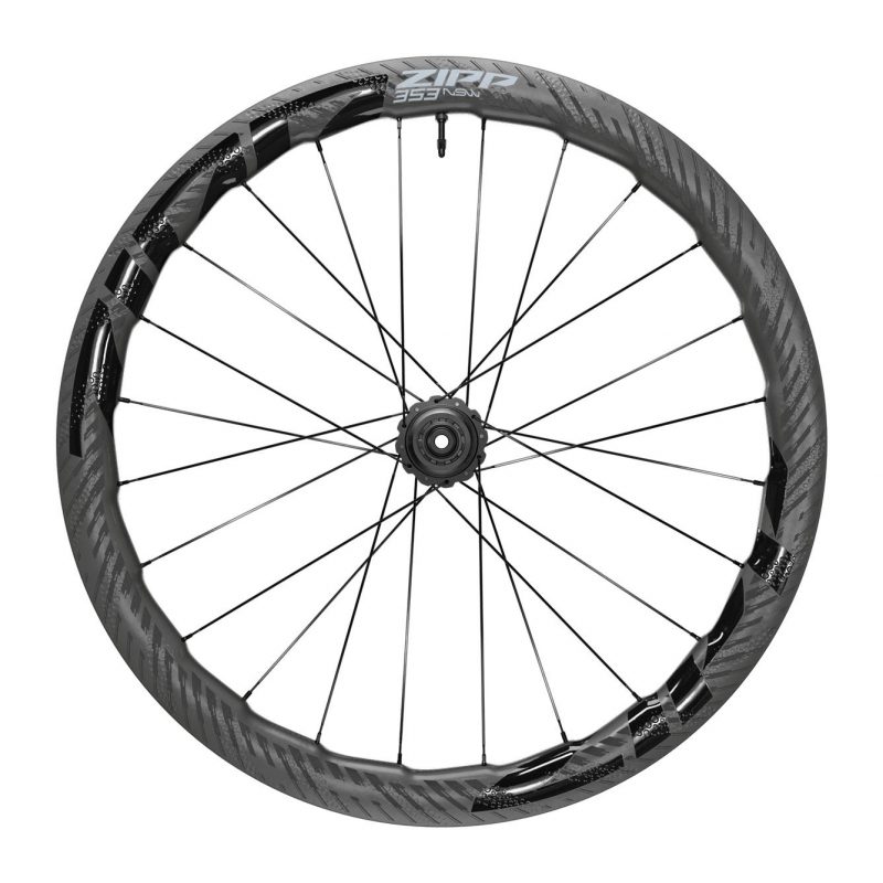 Zipp Wheel - 353 NSW Carbon Tubeless Disc Brake Center Locking 700c Rear 24Spokes SR 10/11sp 12x142mm Standard Graphic A1