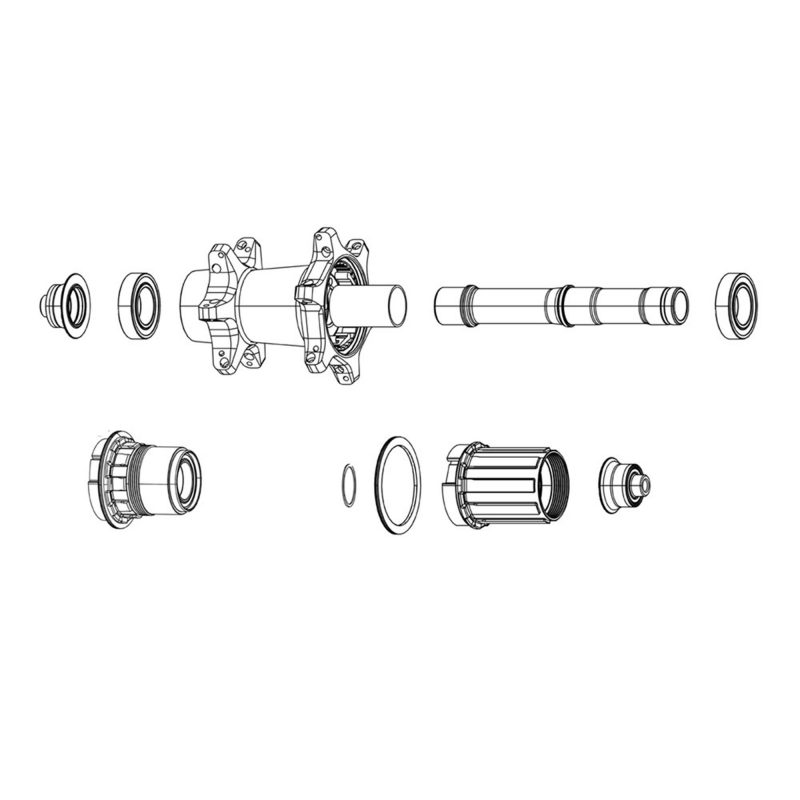 Zipp Wheel Freehub Kit - XD Driver Body Kit - Zipp ZM2